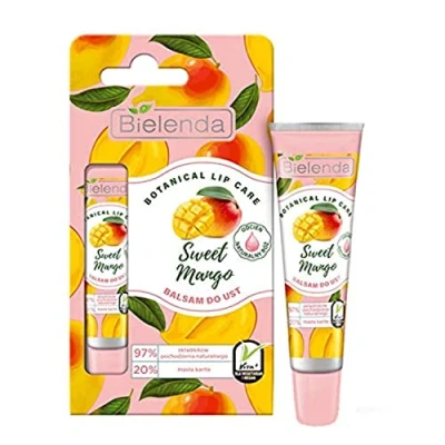 Image of Bielenda Botanical Lip Care Sweet Mango Balm 10g