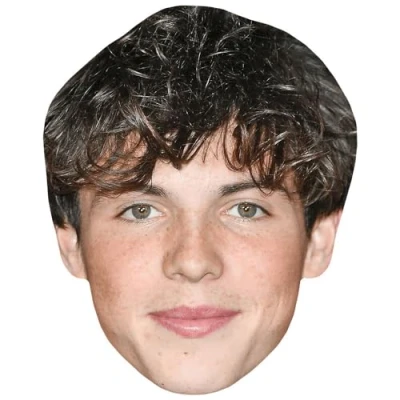 Image of Brady Noon (Smile) Celebrity Mask, Flat Card Face, Fancy Dress Mask