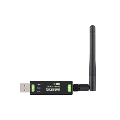 Image of USB to LoRa Wireless Data Transfer Module Based On SX1262, Supports Point point, multipoint, Relay Network, AES, etc. 850 930MHz Frequency, Driver free, Portable and Easy Use
