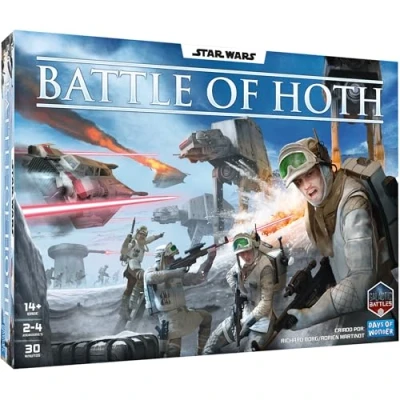 Image of Asmodee Star Wars: Battle of Hoth Miniatures Board Game Ages 14+ 2 4 Players 30 Minutes Playing Time