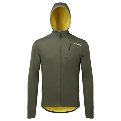 Image of Altura Men&#039;s Cave Softshell Hoodie, OLIVE, S UK