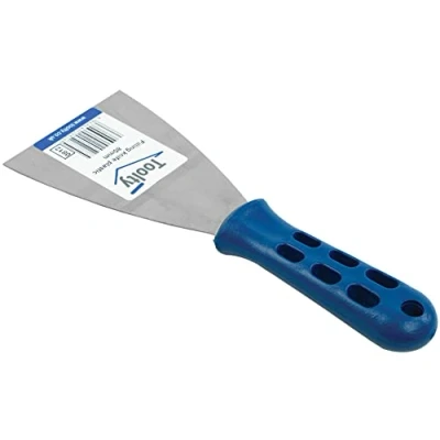 Image of Toolty Stainless Steel Filling Knife, Flexible Wall Putty Drywall Scraper, Finishing Coat Spatula 80mm (3.14&quot;) DIY TLTY 0812