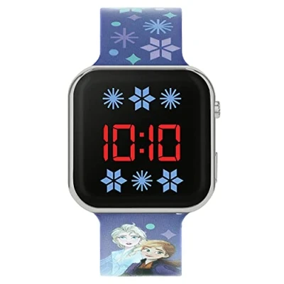 Image of Disney Frozen Girl&#039;s Analog Quartz Watch with Silicone Strap FZN4733ARG