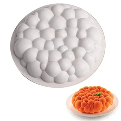 Image of DUBENS Round cloud shape silicone mould bubble mousse cake dessert decoration tools (single large size)