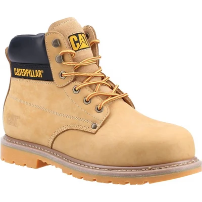 Image of Caterpillar Powerplant S3 Mens Boots Yellow 8 UK