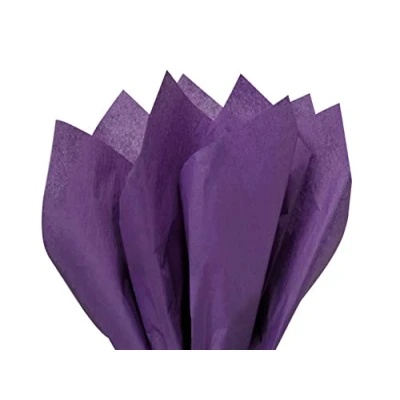 Image of MustBeBonkers Tissue Wrapping Paper 18GSM Colour Fast Acid Free 35 x 45cm (Purple, 5)