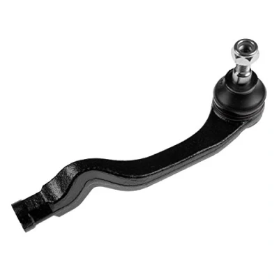 Image of 48640EA01J, 48640EA026 Track rod end BLUE PRINT ADN187196 Front Axle Right with crown nut NISSAN: NP300 Navara Pickup, Pathfinder 3