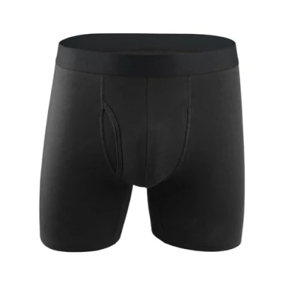 Image of Incontinence Briefs for Men, 100% Cotton Leakproof Urine Pants Washable Reusable 300ml Thickening Water Absorbent Pads Underwears Soft Stretch &amp; Breathable