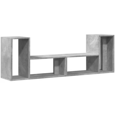 Image of vidaXL TV Cabinets 2 pcs Concrete Grey 75x30x50 cm Engineered Wood