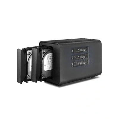 Image of TERRAMASTER D5 Hybrid HDD NVMe Enclosure USB 3.2 Gen 2 10Gbps Type C 5Bay Storage Supports RAID 0/1/Single/JBOD Exclusive 2+3 Disk Array (Diskless)