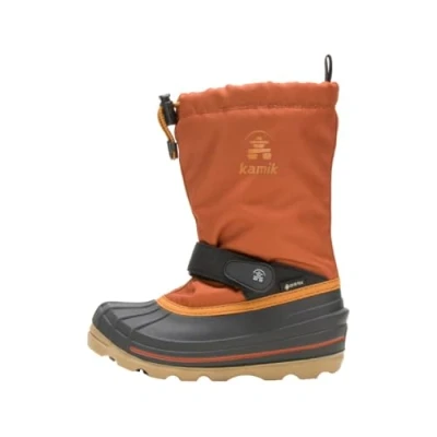 Image of Kamik Unisex Kid&#039;s Waterbug8g Winter Boots, Rust Rus, 12.5 UK Child