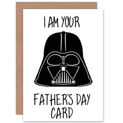 Image of Wee Blue Coo I Am Your Fathers Day Blank Greetings Card