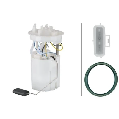 Image of 1686228, 1695721, 1754800, 1839598, 1851739 fuel Feed unit HELLA 8TF 358 146 171 with seal, sender Electric FORD: FOCUS 3