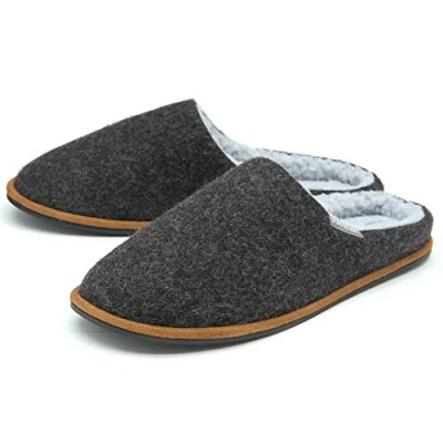 Image of Dunlop MENS JULIAN MULE SLIPPERS MTO Dark Grey UK 9