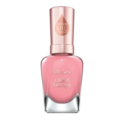 Image of Sally Hansen Colour Therapy Nail Polish with Argan Oil, 14.7 ml, Primrose and Proper