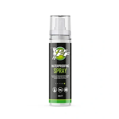 Image of Tee Off Golf Waterproofing Spray Repels Rain and Dirt Use on Clothes, Shoes, Bags, Gloves Umbrella/Brolly, Leather, 100ml