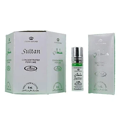 Image of 12x6ml Sultan Al Rehab Genuine Perfume Roll On Fragrance Oil Alcohol Free Halal