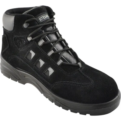 Image of Sitesafe Black Hiker Safety Boots Size 5