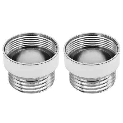 Image of Faucet Adaptor 2PCS Aerator Connector 1/2&quot; Thread Solid Metal Kitchen Tap for Water Purifier（F22 1/2）