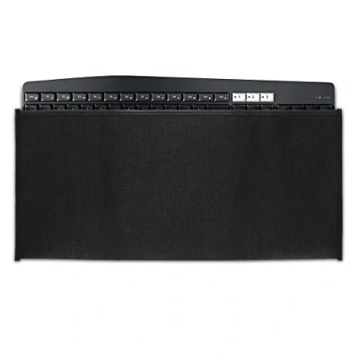 Image of kwmobile Dust Cover Compatible with Universal Keyboard (L) Computer Protector Fabric Case Dark Grey