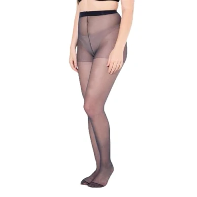 Image of Ulla Popken Women&#039;s Strumpfhose, Helanca qualität, 20den, Matt Tights, Midnight Blue, 60 62