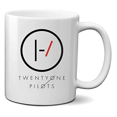 Image of Mugtime (TM) Twenty One Pilots Logo Band Music Tea Coffee Mug Cup Ceramic 330ml 11oz