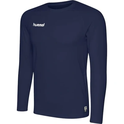 Image of hummel Men&#039;s Hml First Performance Jersey L/S Shirt Marine