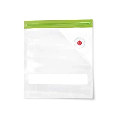 Image of Bosch MSZV0FB1 Bag Accessory for Vacuum Pump Blenders (VitaMaxx, ErgoMixx, MaxoMixx), Plastic, 1.2 liters, Clear, Green
