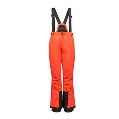 Image of Killtec Erielle Women&#039;s Ski Trousers, womens, Functional trousers with removable straps, edge protection and snow guard, 30809 000, Neon Coral, 34 (EU)