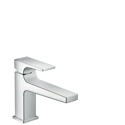 Image of hansgrohe Metropol Basin Tap 100 with Lever Handle, Push Open Waste, chrome