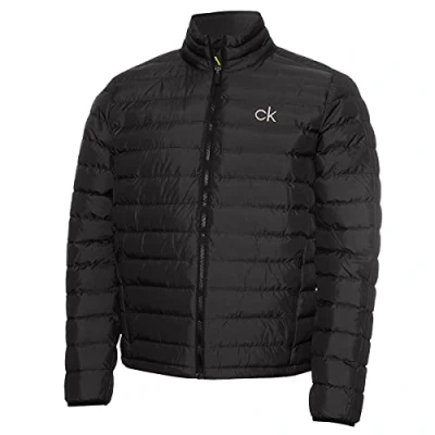 Image of Calvin Klein Mens Padded Ripstop Jacket Black L