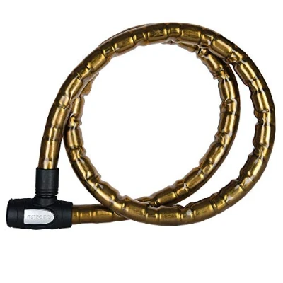 Image of Oxford Products OF145 Barrier Armoured Cable Lock Bronze (Smoke), 1.4m x 25mm