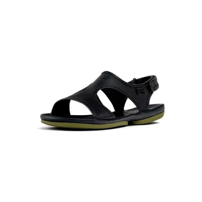 Image of Camper Women&#039;s Right Nina K201645 T Strap Sandal, Black 003, 8 UK