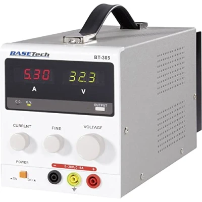 Image of Basetech BT 305 Labornetzgerät, einstellbar 0 30 V/DC 5A 150W Anzahl Ausgänge 1 x