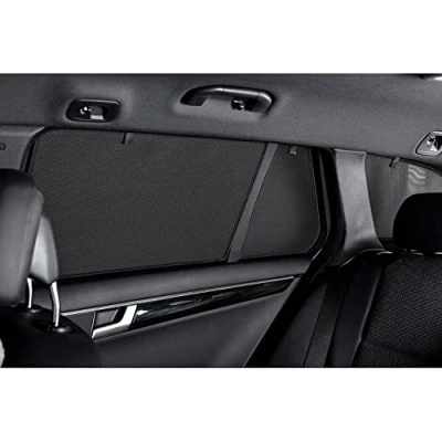 Image of CAR SHADES Set (rear side doors) compatible with Land Rover Freelander 5 doors 2006 (2 pieces)