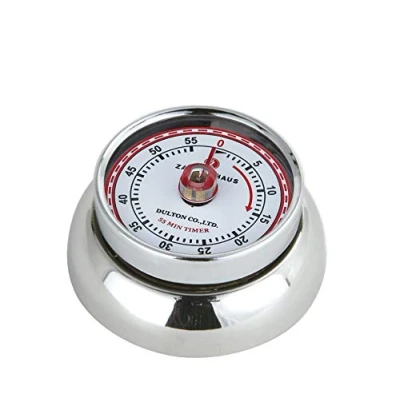 Image of Zassenhaus Speed Stainless Steel Kitchen Timer, 7 cm