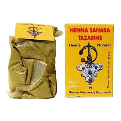 Image of Henna Henne Natural Hair Hand Mehndi Colour Pure Organic Moroccan Powder
