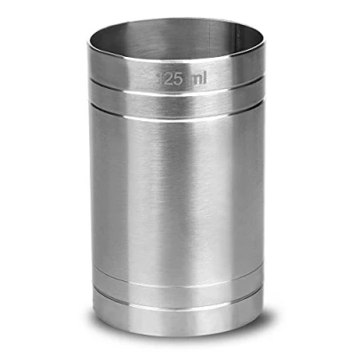 Image of Stainless Steel Thimble Wine Measure CE 125ml Bar Measure, White Red Measuring Cup