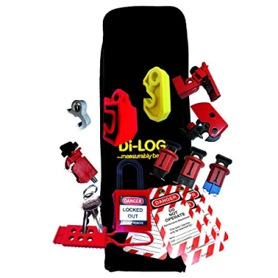 Image of Di Log Safe Isolation Expert Lockout Lock Off Kit, Isolator Lock, Tags, Case (DLLOC4)