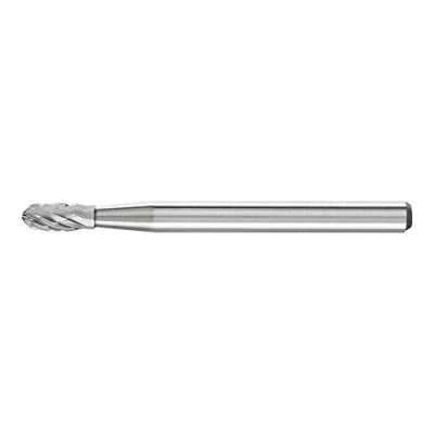 Image of PFERD 21210083 Carbide Burr, Teardrop Shape TRE, Toothing 3 Plus, Burr Diameter mm, Shaft Length 37 for Universal Applications on The Most Important Industrial Materials