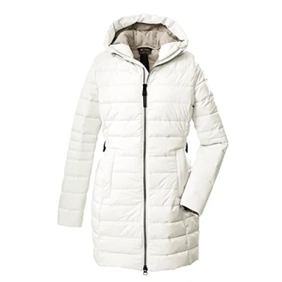 Image of G.I.G.A. DX (GIGEQ 34 WMN QLTD PRK, Women&#039;s Casual Functional Parka in Down Look with Hood, Off White, 48, 38803 000