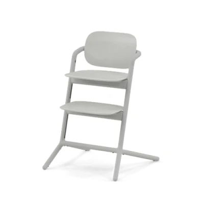 Image of Cybex Gold LEMO High Chair, Grows with your Child, 3 99 Years, Usable from Birth Separate Attachments, Aluminium/Plastic, Suede Grey