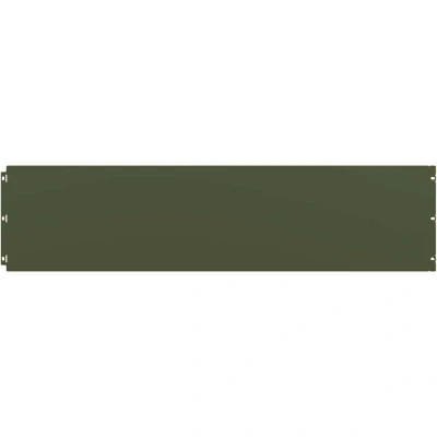 Image of vidaXL Lawn Edgings 10 pcs Olive Green 25x103 cm Cold rolled Steel