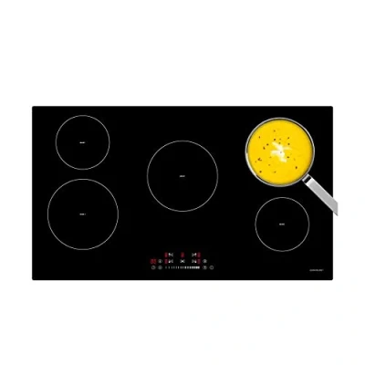 Image of Cookology CIT902 90cm Induction Cooking Hob Black Glass