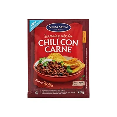Image of Chili con Carne Mix Santa Maria Seasoning for Medium Total Weight 28 Grams