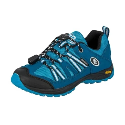 Image of Brütting Ohio Low Trekking and Hiking Shoes, Blue White, 8 UK Child