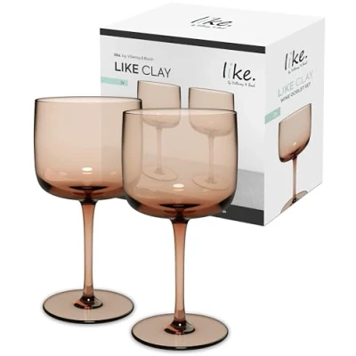 Image of Villeroy &amp; Boch Like Clay Wine goblet Set 2 pcs
