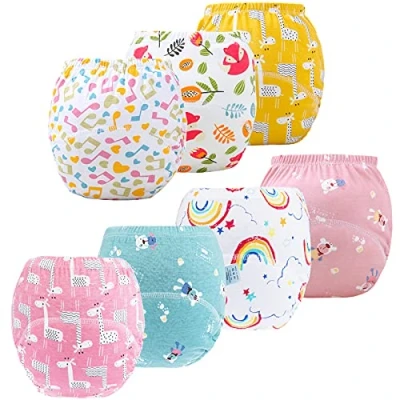 Image of JackLoveBriefs Potty Training Pants for Boys Girls, Cotton 3 4 Years(7 Pack,Multicolor,Size:100)