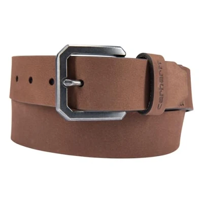 Image of Carhartt Men&#039;s Legacy Leather Belt, Brown, 38