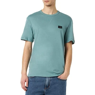 Image of JACK &amp; JONES Men&#039;s Jcoclassic Waffle Badge Tee SS Noos T Shirt, Trellis/fit: Relaxed, S